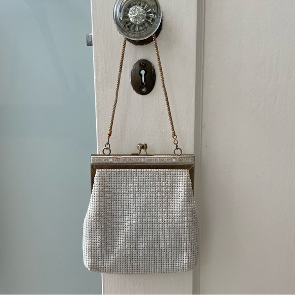 Vintage white evening bag - Picture 4 of 15